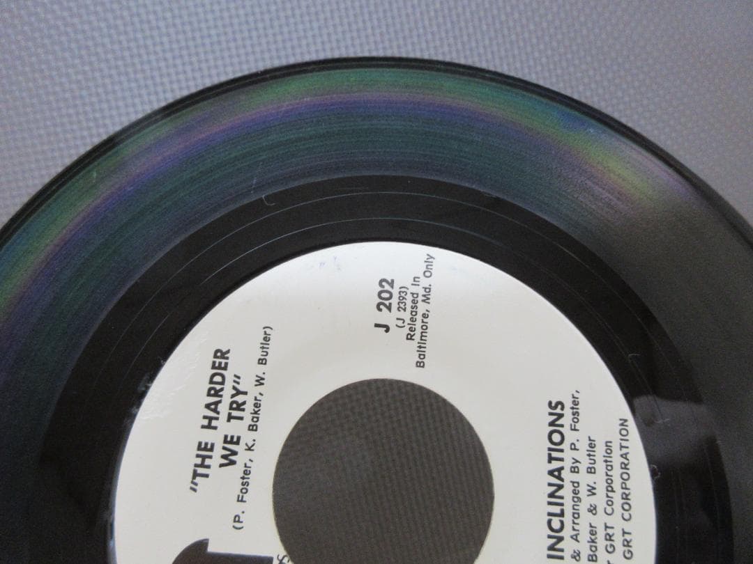 ★THE INCLINATIONS / THE HARDER WE TRY★