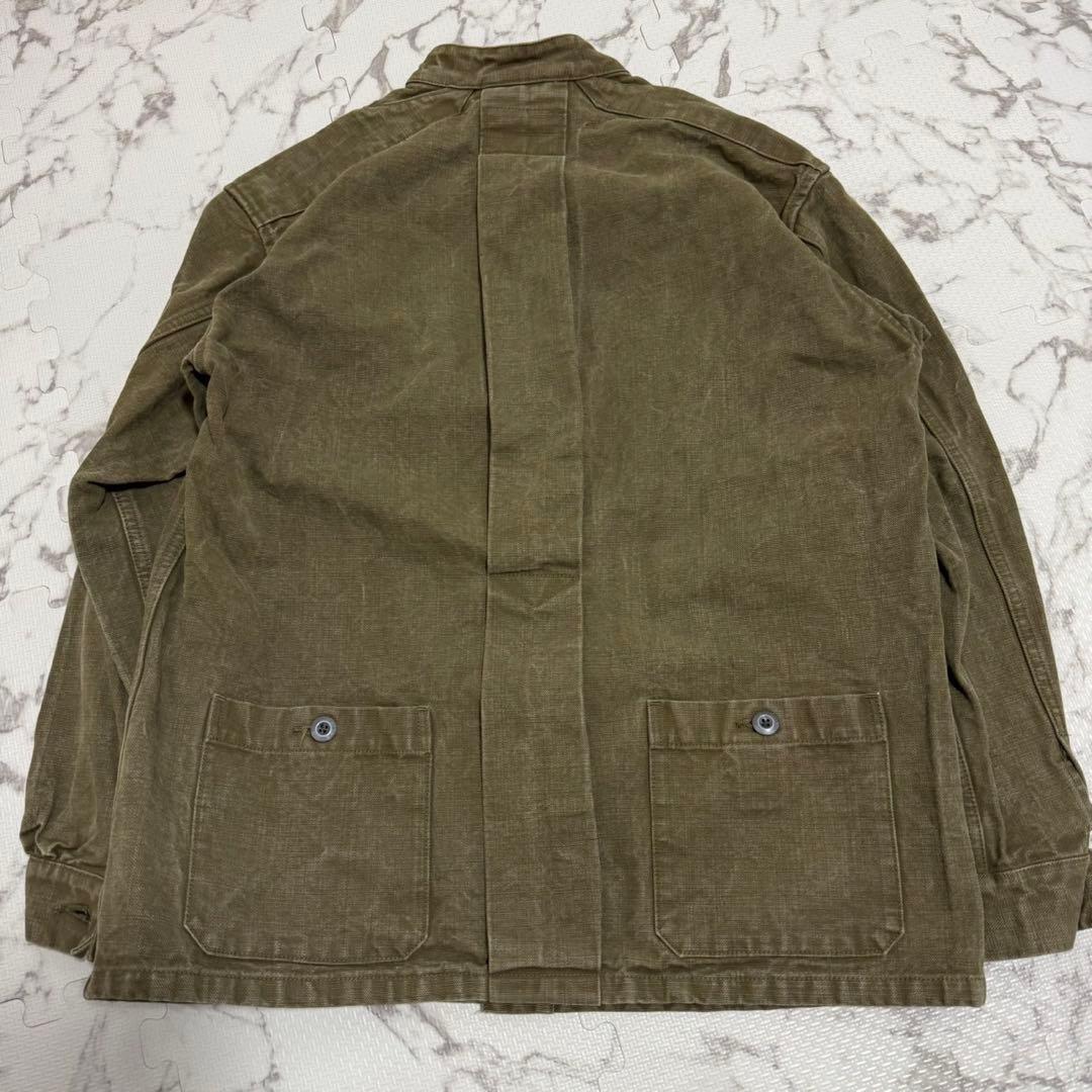ナイジェルケーボン Nigel Cabourn シャツジャケット46 カーキ