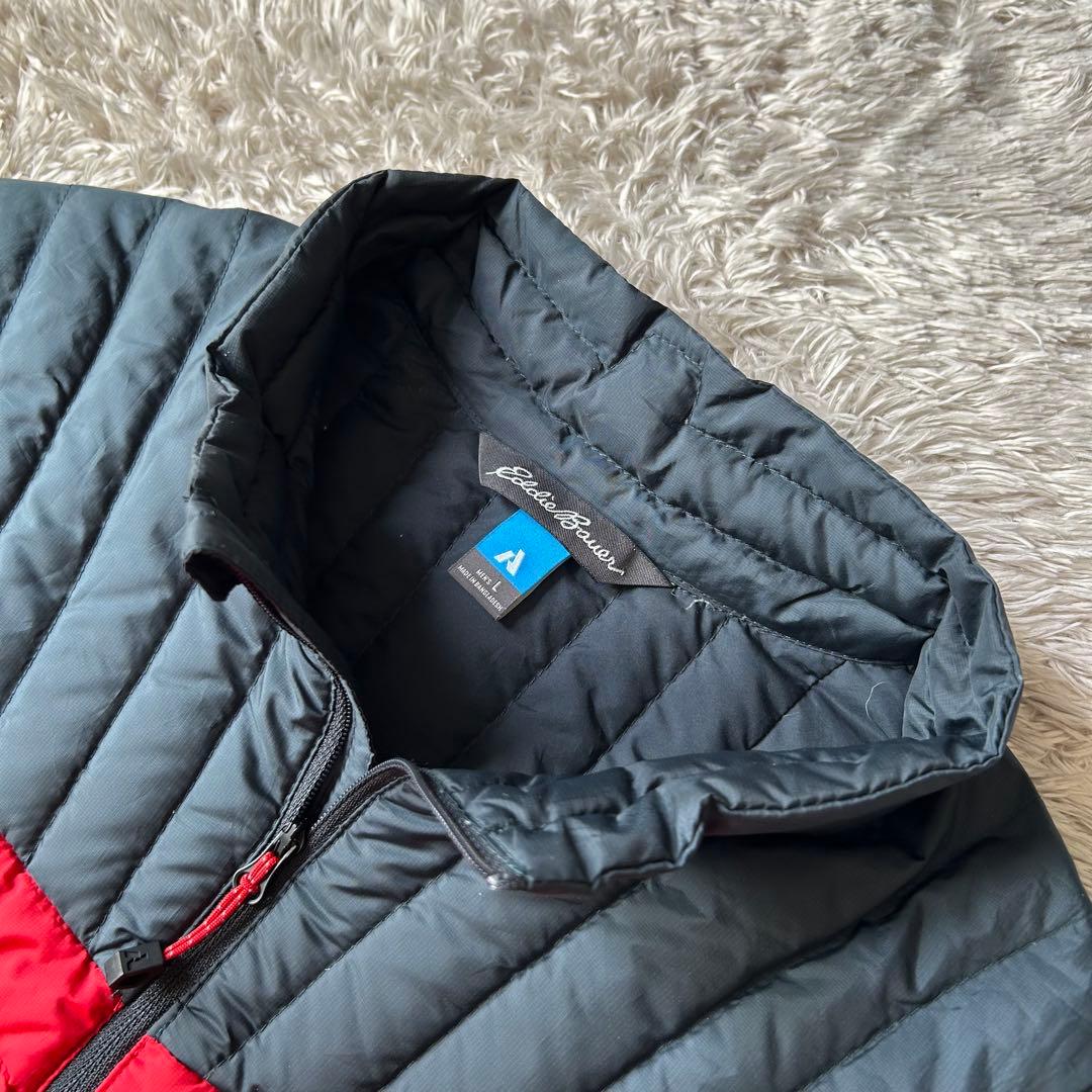 エディーバウアー 00s 800fil down vest L red