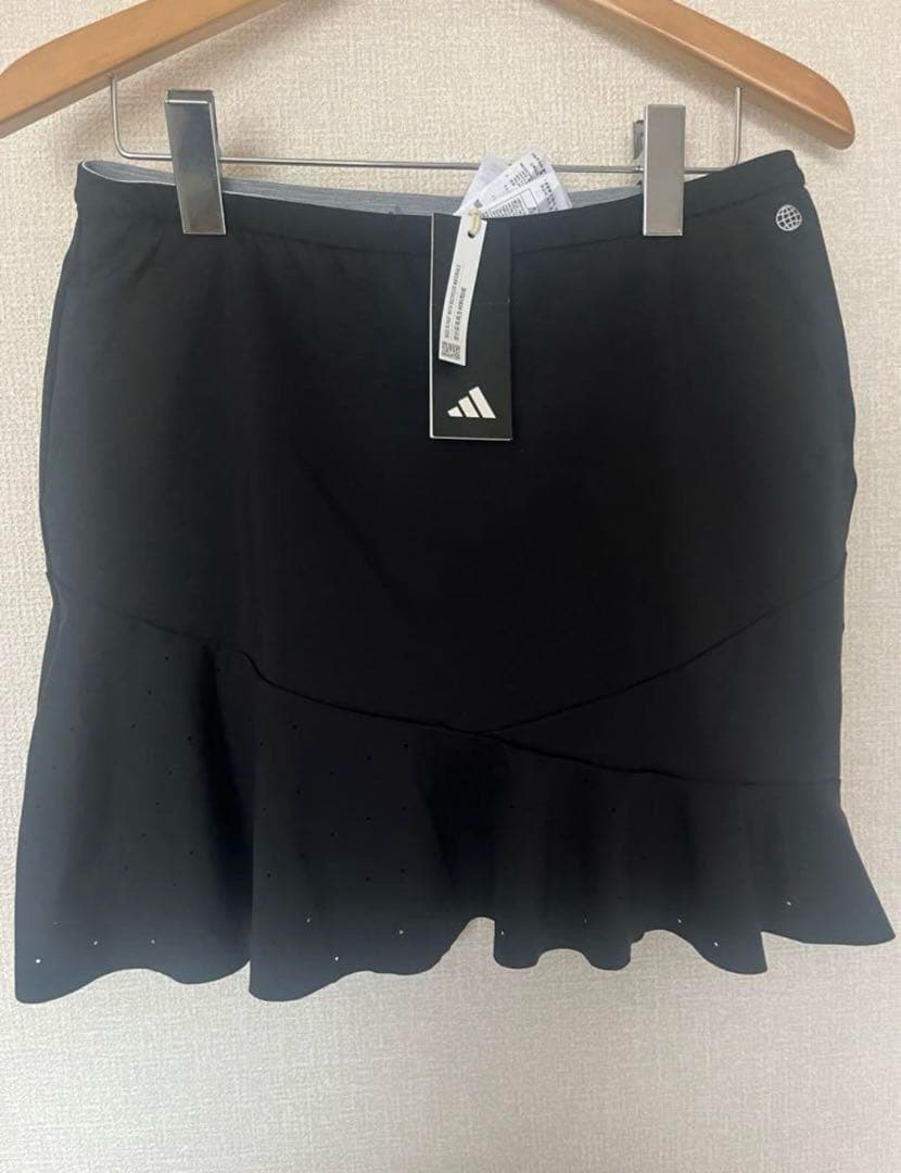 新品　アディダス　adidas ゴルフ　モックネック　ブラック　セットアップ　L