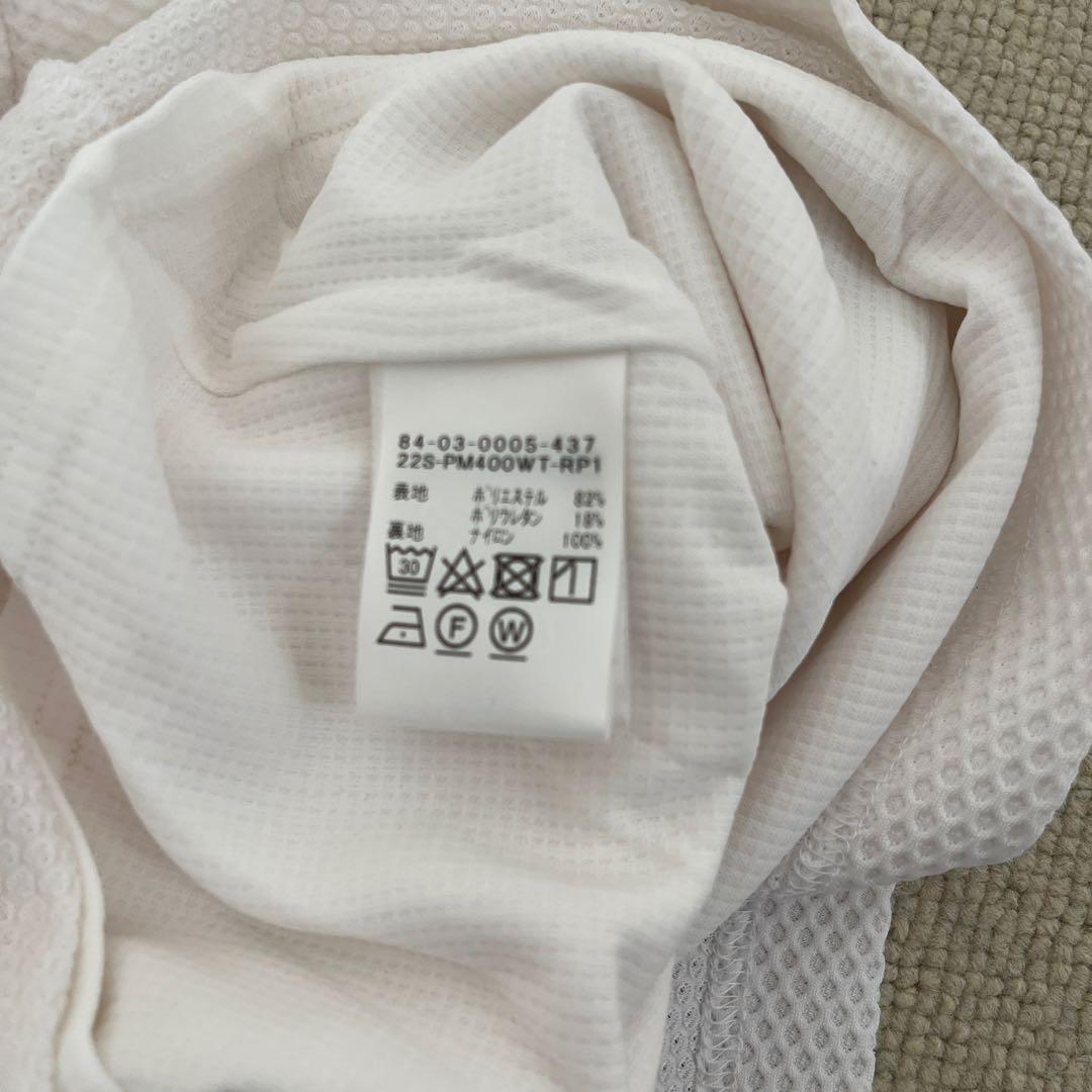 BEAMS GOLF モックネックシャツ Lサイズ ホワイト