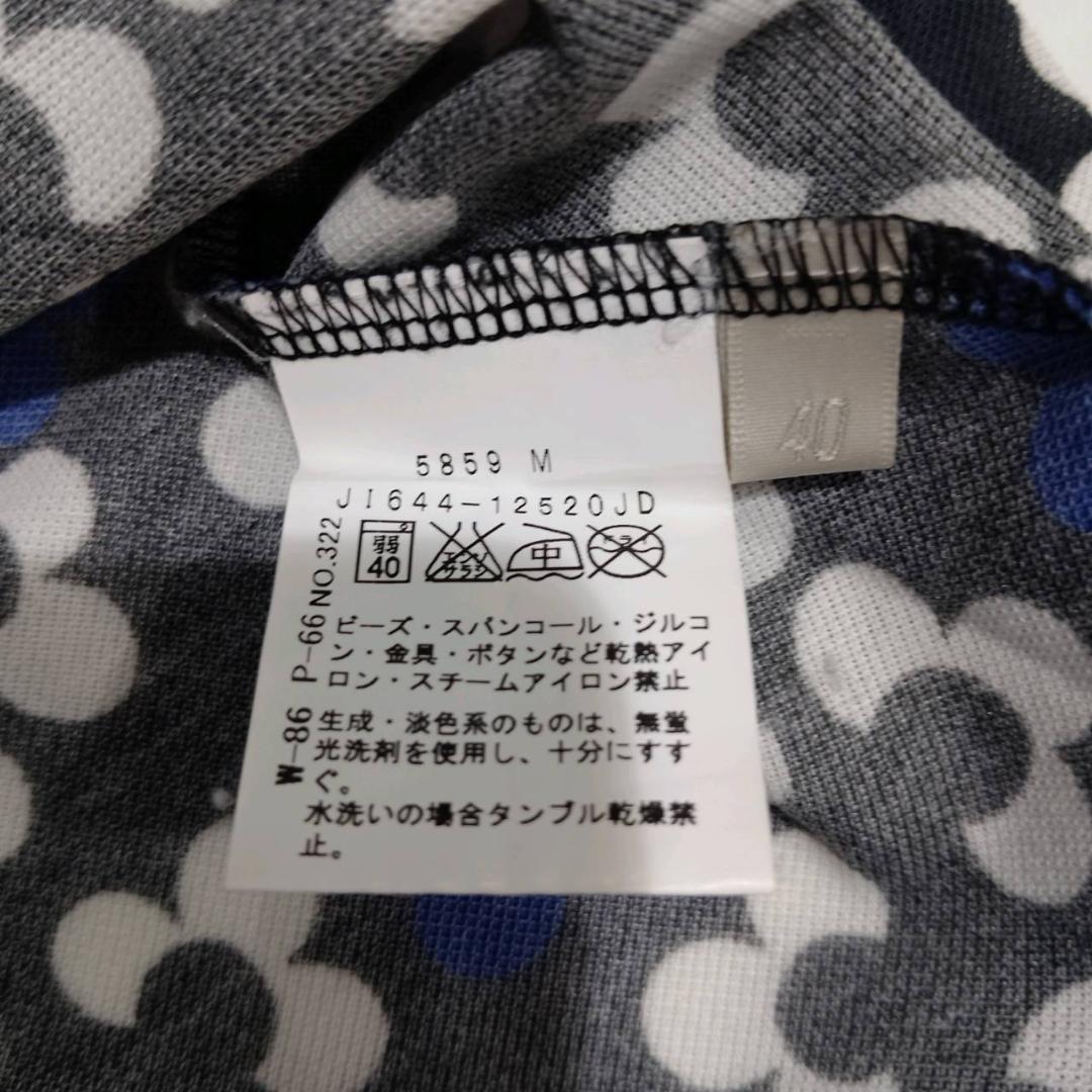adabat アダバット レディース ゴルフウェア ハーフジップ 三つ葉柄 M
