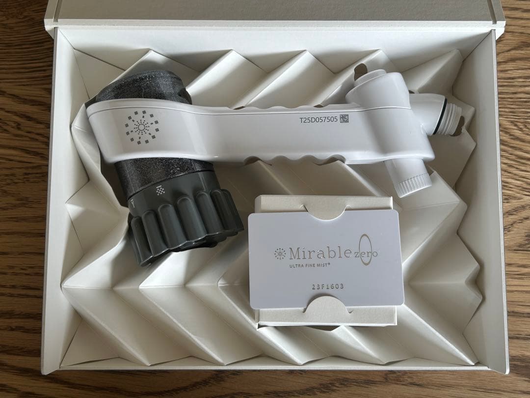 【新品】Mirable zero シャワーヘッド ULTRA FINE MIST