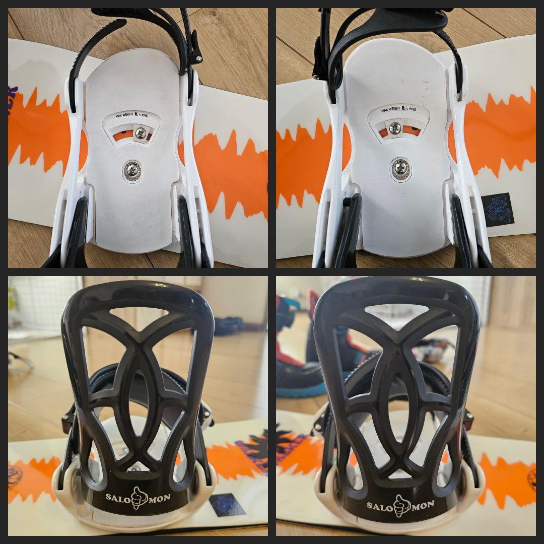 SALOMON 3点セット スノーボード 板 キッズ 90cm Barton