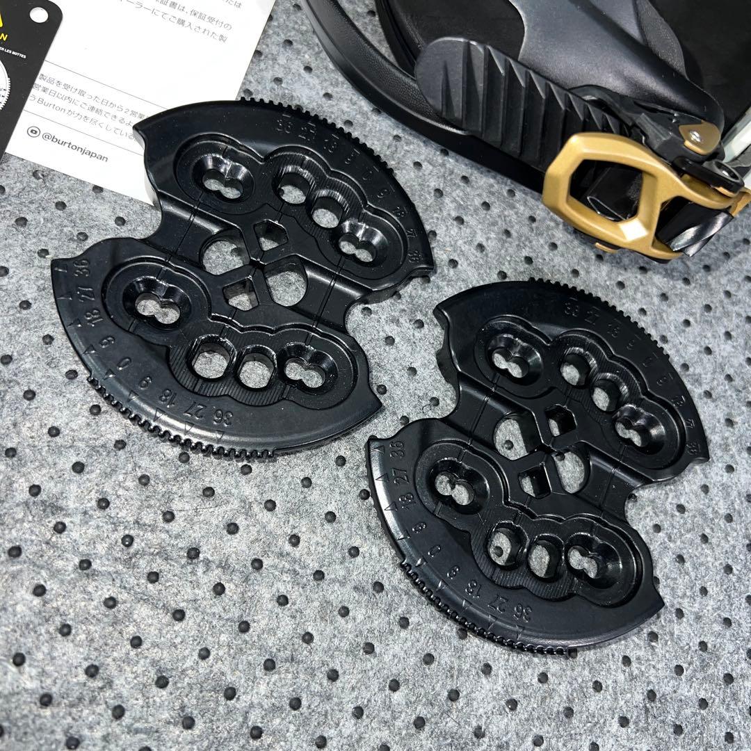 １回使用 BURTON Genesis サイズM ホワイト×ゴールド
