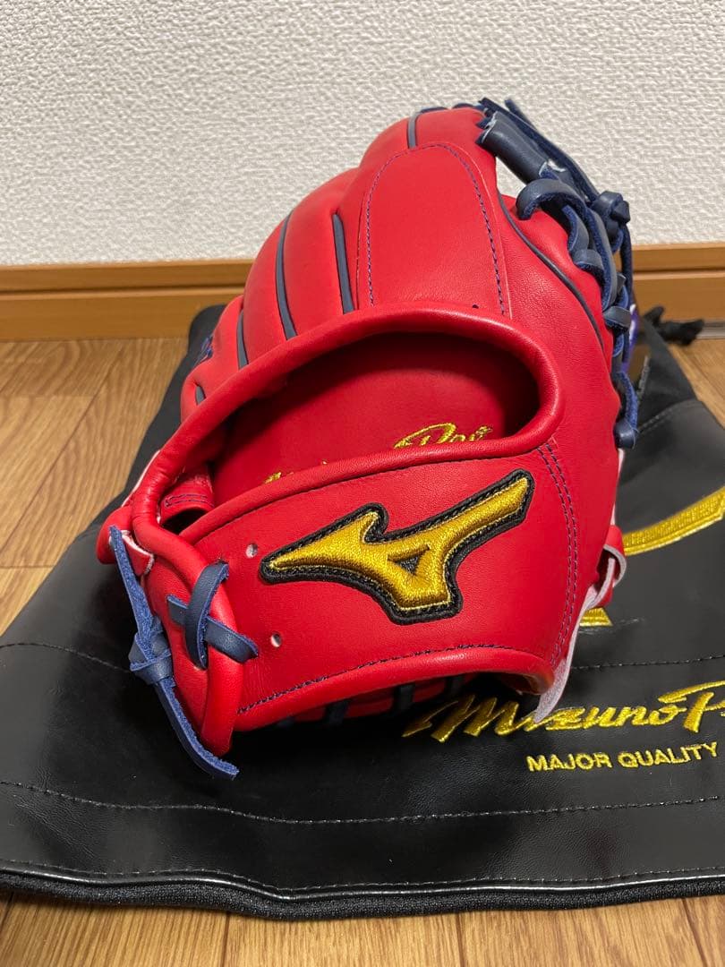 最終値下げ　新品未使用！USA ミズノプロ　硬式内野用　キップレザー