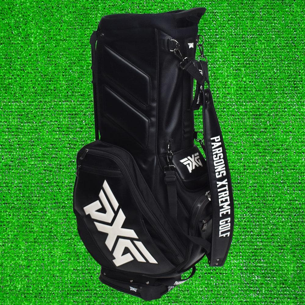 A*様 ＰＸＧ ゴルフ スタンド式 キャディバッグ9型【ブラック】美品！