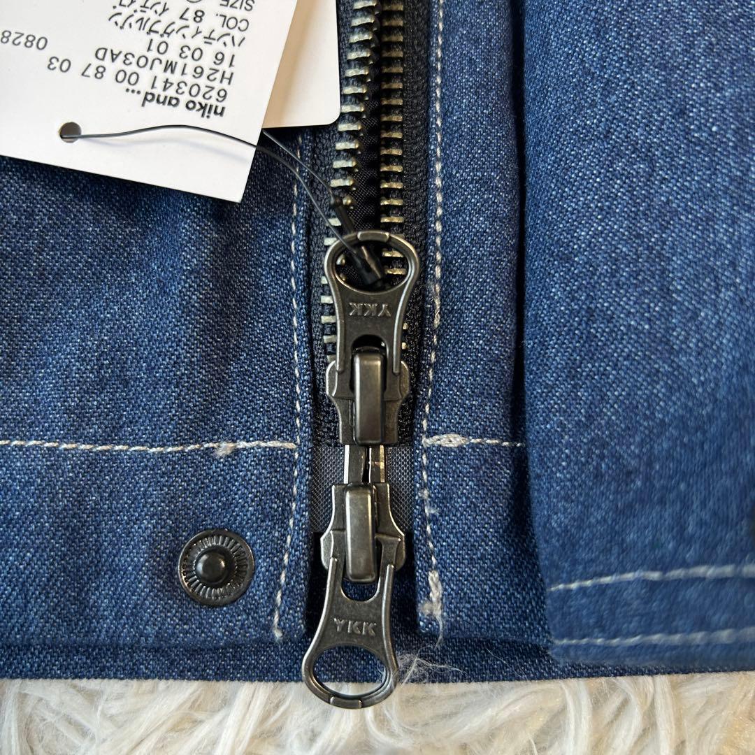 新品✨26SS niko and… ニコアンド デニムジャケット インディゴ