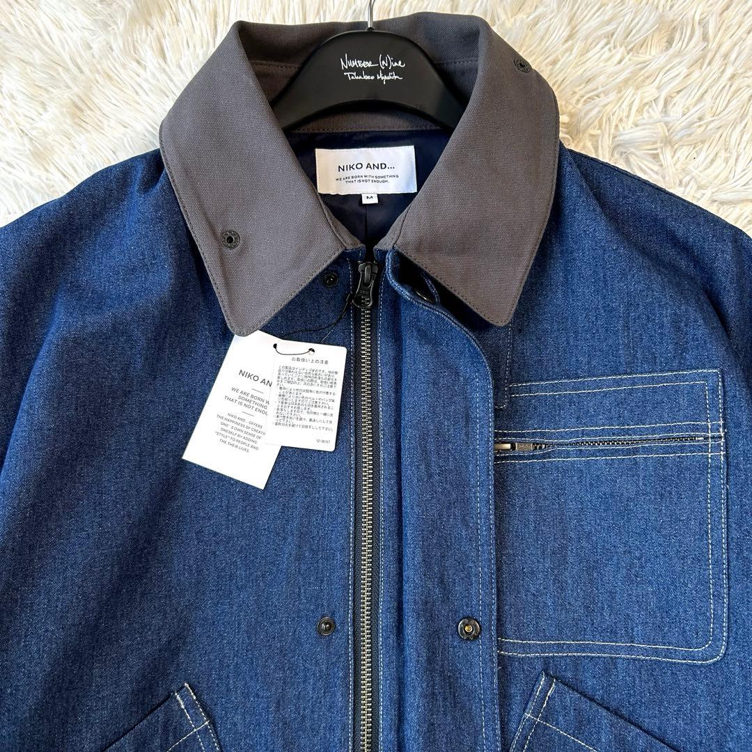 新品✨26SS niko and… ニコアンド デニムジャケット インディゴ