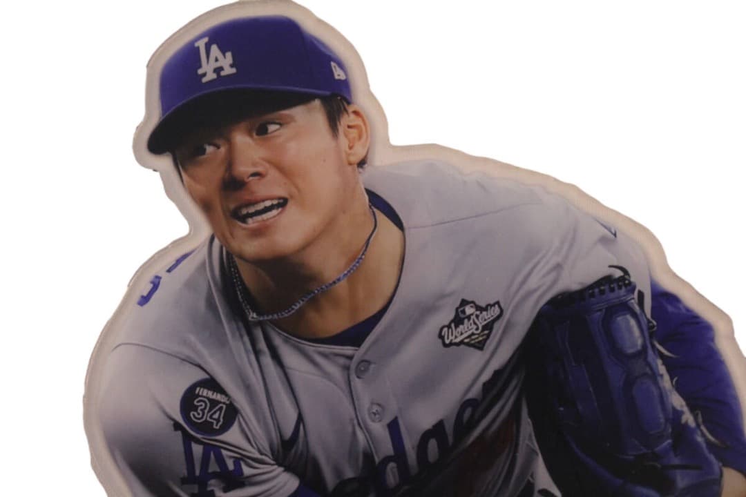 [新品] 山本由伸選手 アクリルスタンド(大型big）ピッチング　大谷翔平
