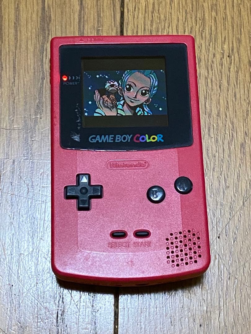 ゲームボーイカラー　レッド　ワリオランド2 ワンピース幻のグランドライン冒険記！