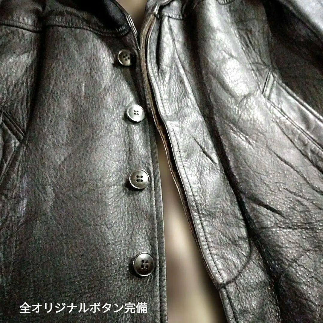 最終価格70s Vintage MTVC レザージャケット カーコート