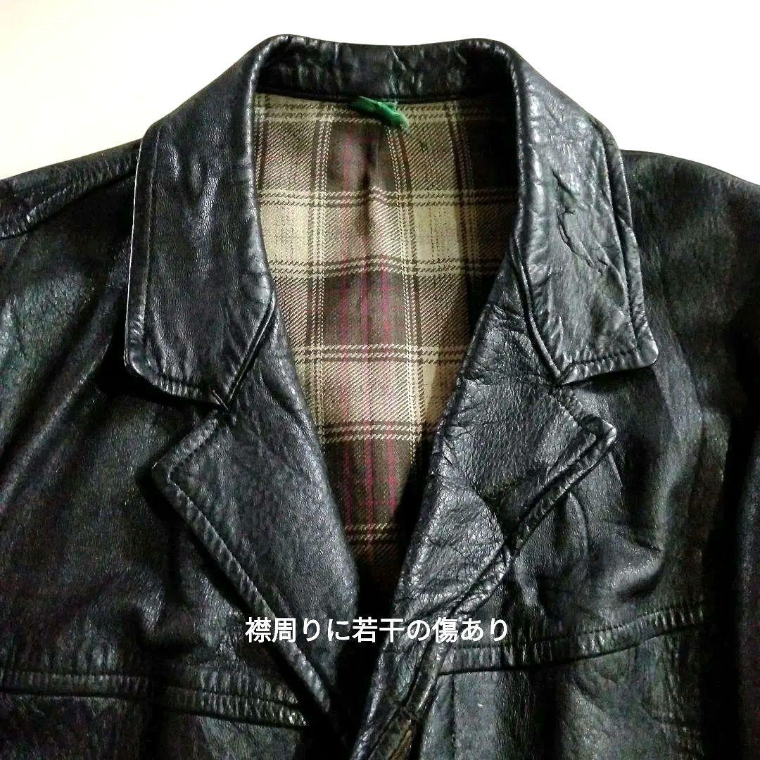 最終価格70s Vintage MTVC レザージャケット カーコート