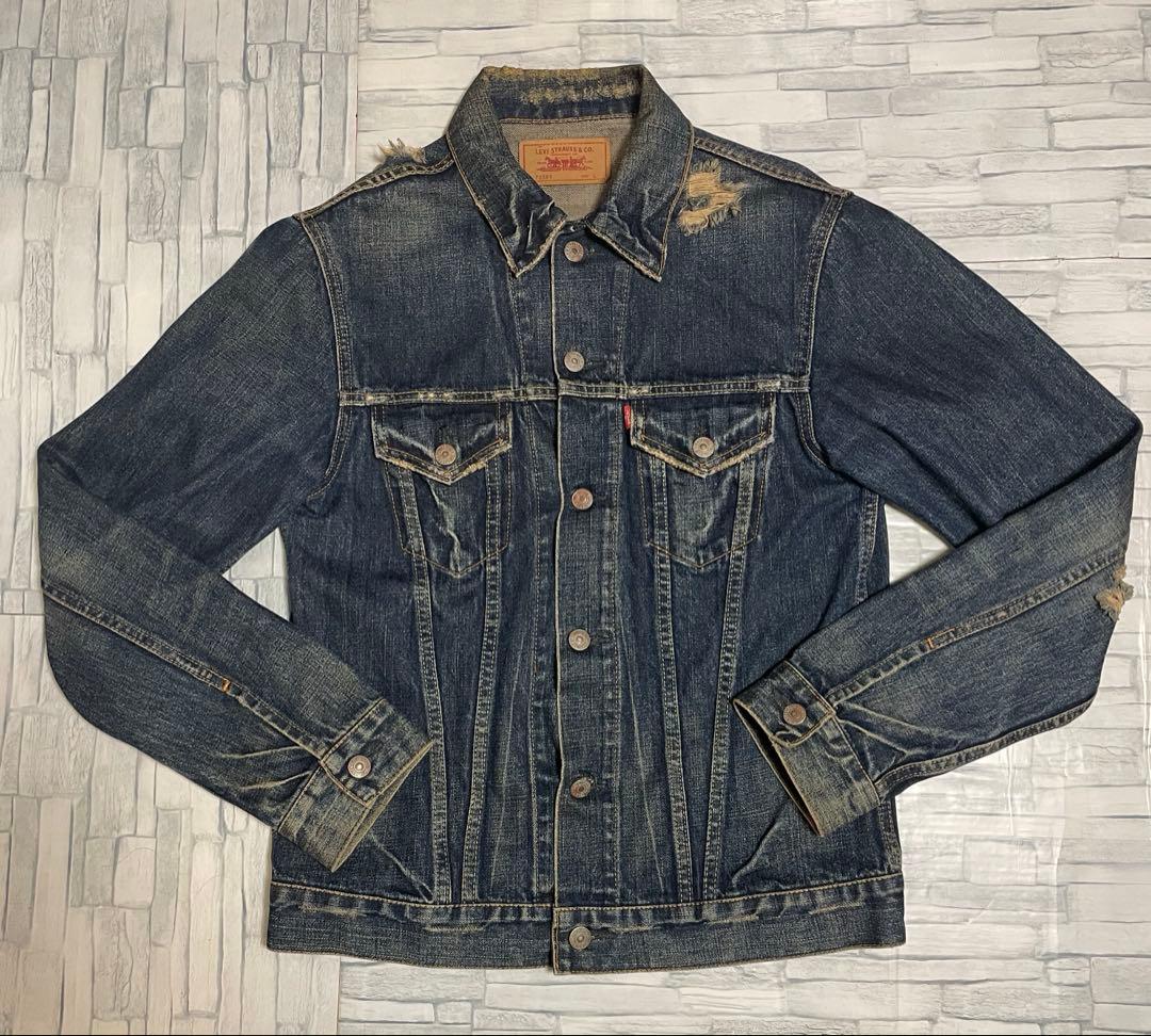 Levi's インディゴデニムジャケット　70505 古着❣️ Ｌ　リーバイス