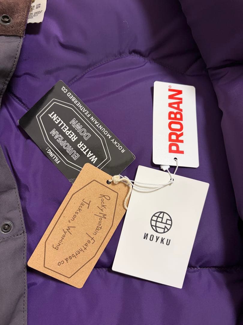 【極美品】 ROCKY MOUNTAIN ロッキーマウンテン　ダウン　ブラウン