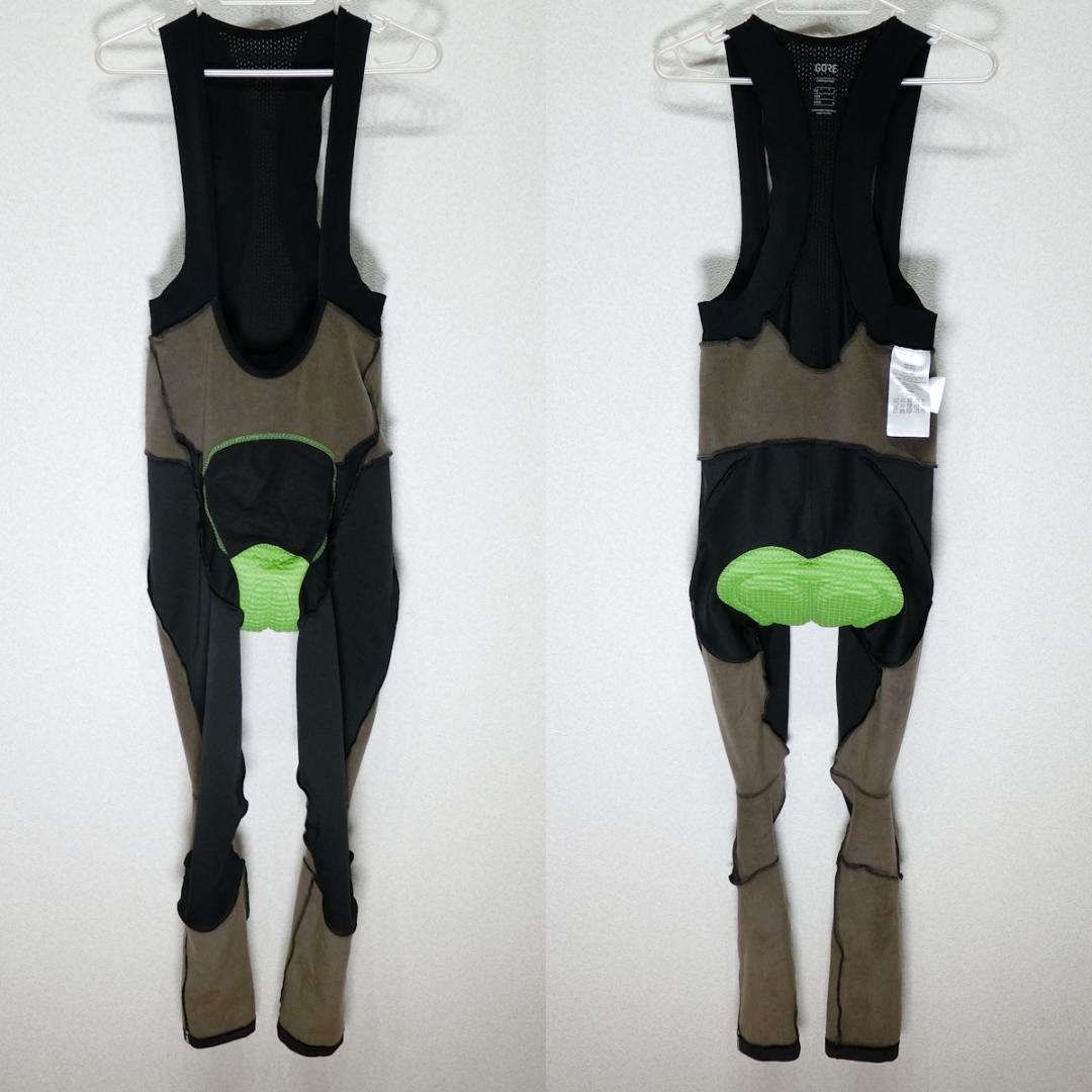 GORE ゴア C7 WINDSTOPPER 裏起毛 ビブタイツ Sサイズ