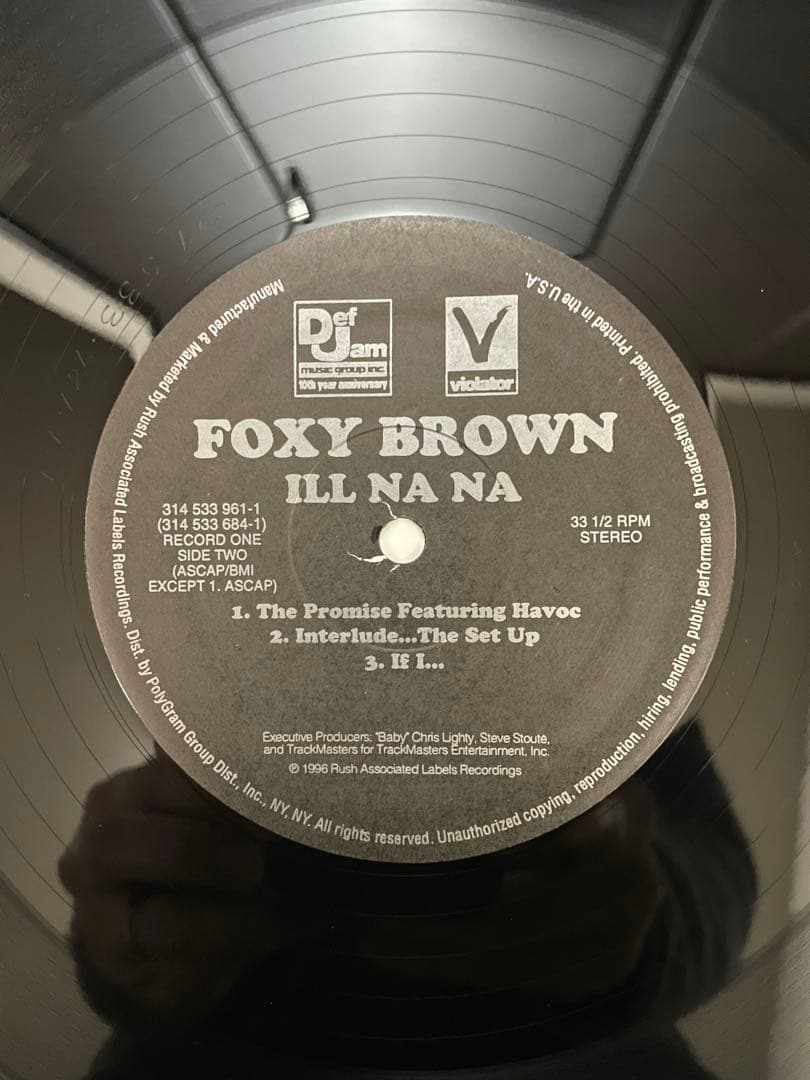 【美品】FOXY BROWN / ILL NA NA 2LPアルバムレコード