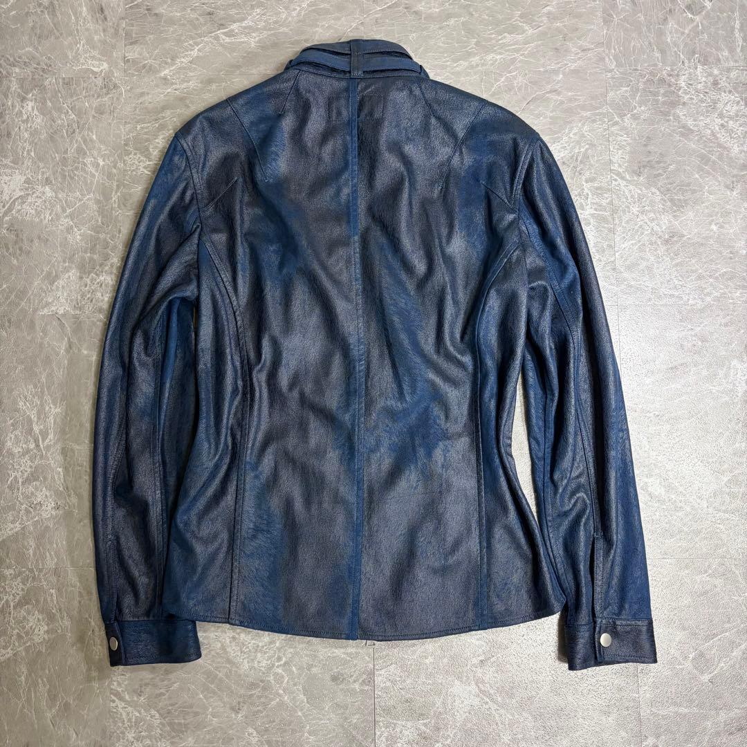 美品　TORNADOMART 紺色 ライダース ジャケット トルネードマート
