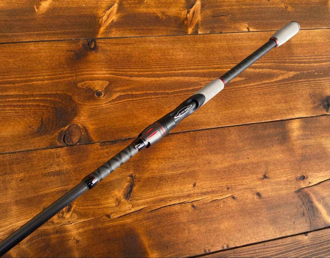 8ft 240cm スピニングロッド　テレスコロッド　シーバス　エギング　グレー