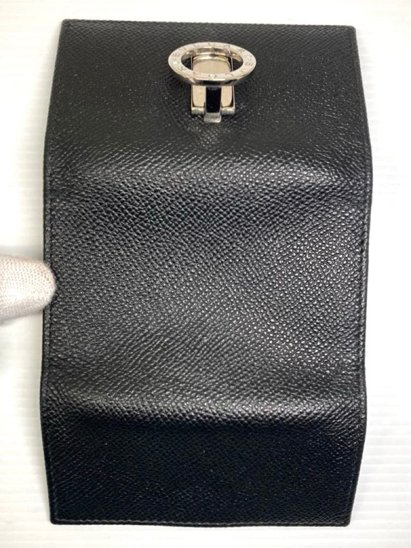 美品　BVLGARI ブルガリ　ビーゼロワン　6連キーケース　ブラック　箱付き