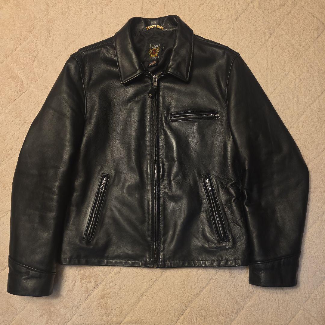 美品　schott 103US レザージャケット　シングルライダース　44