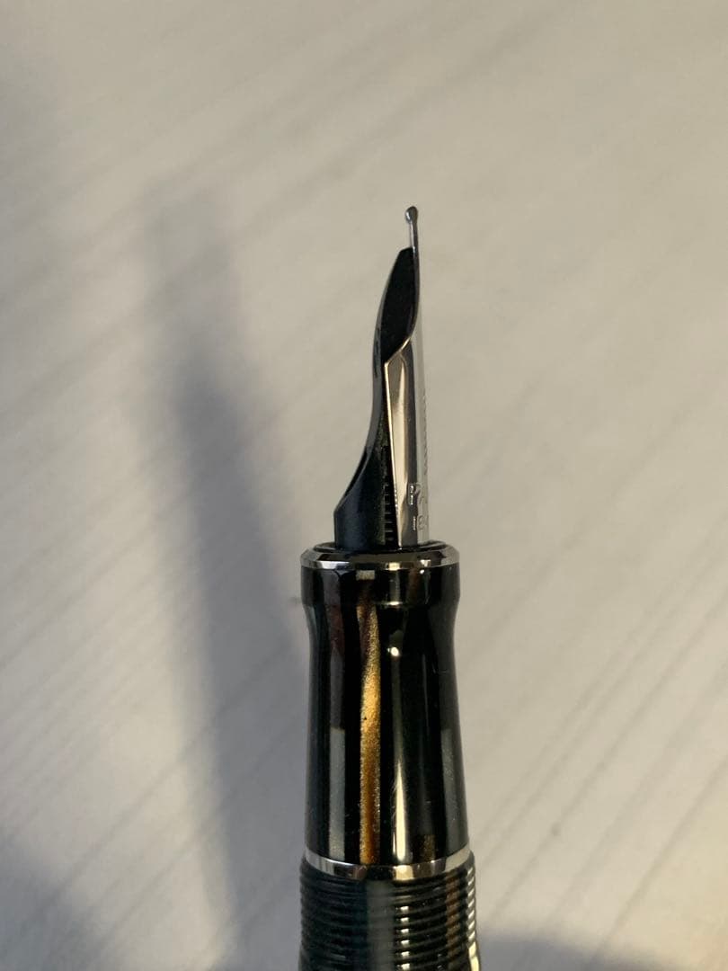 パーカー 900本限定 Duofold センテニアル ブラウン 万年筆 K18