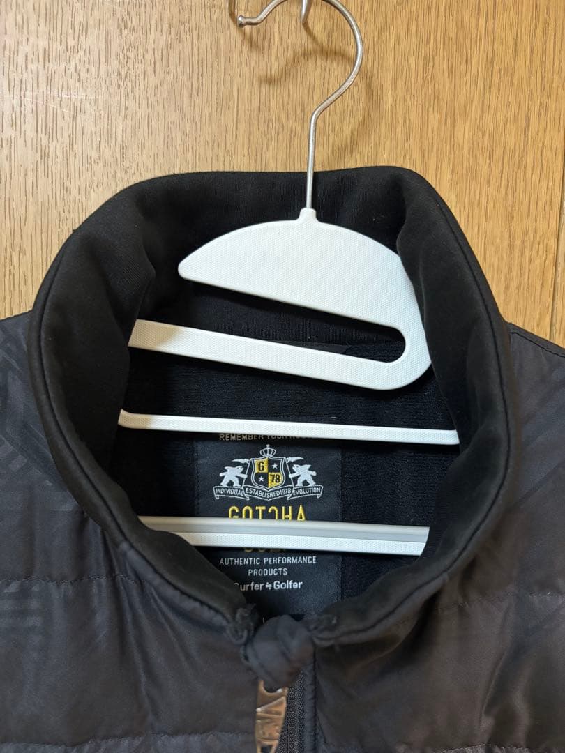 GOTCHA ガッチャゴルフ Ｌ ダウン 切替 スタンド ジップ ジャケット
