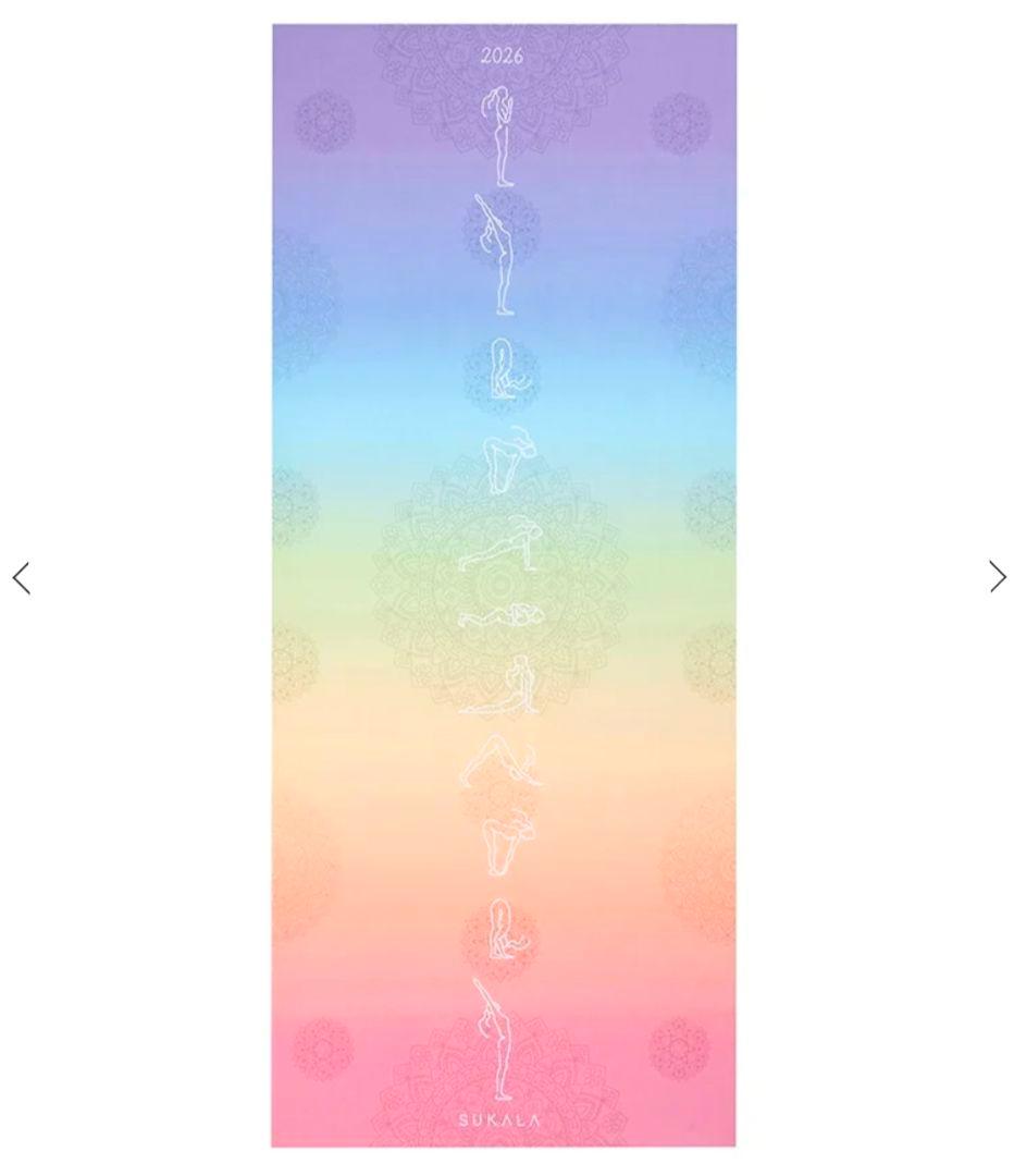 SUKALA VIEW PRINT TRAVEL YOGA MATグラデーション