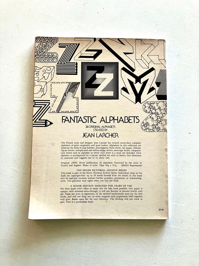 FANTASTIC ALPHABETS/ ジャン・ラルシェ幻想的なアルファベット