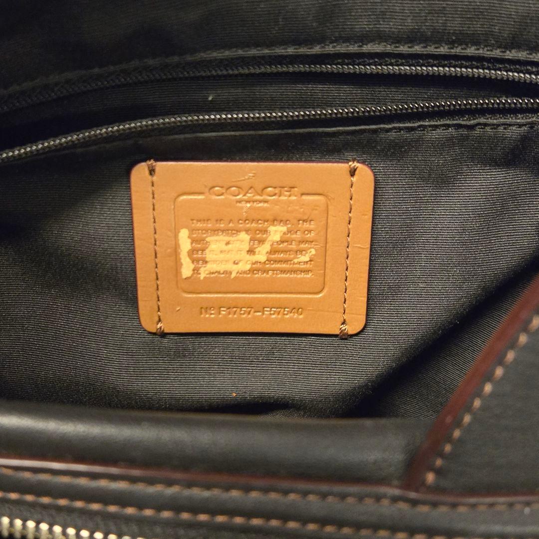 美品　COACH　コーチ　エクスプローテッド　トートバッグ　ハンドバッグ　レザー