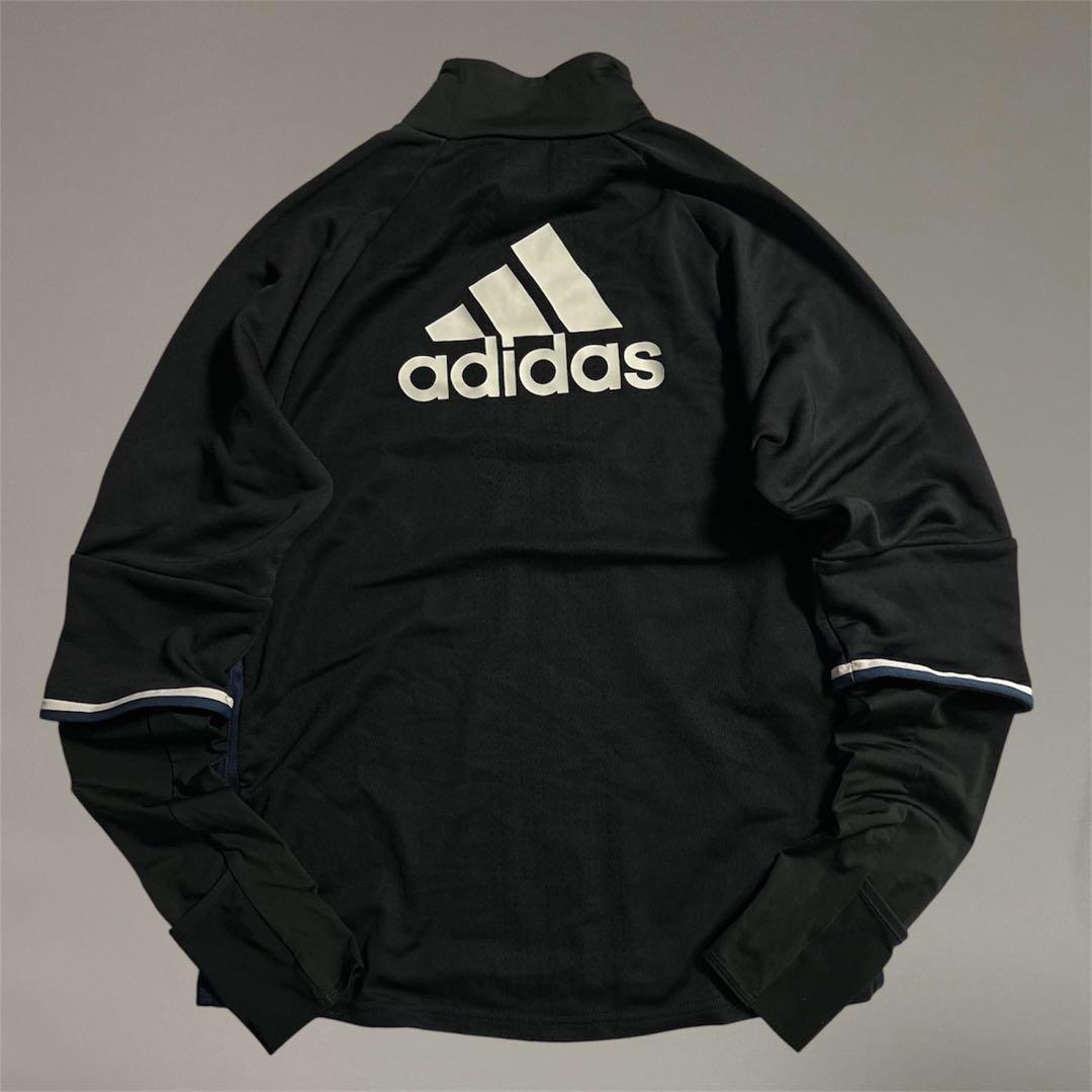 美品 adidas マンチェスターユナイテッド ハイネック トレーニングウェア