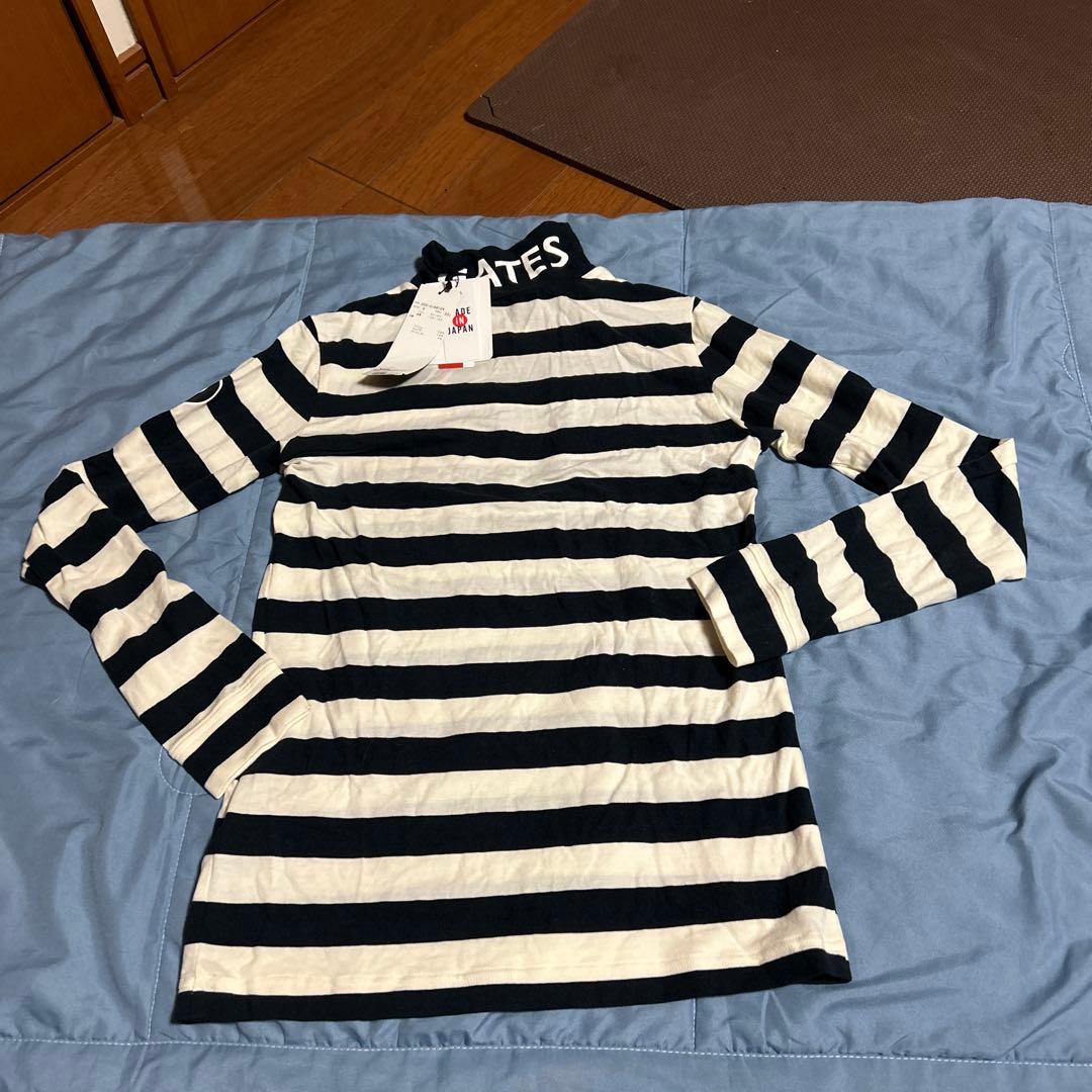 パーリーゲイツモックネックロングスリーブシャツ