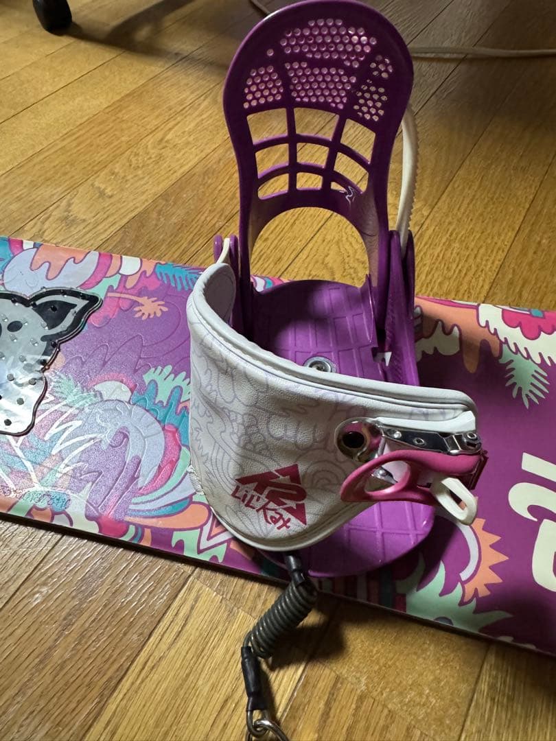 ケーツー キッズ スノーボード 板110cm 靴20cm バイン付き