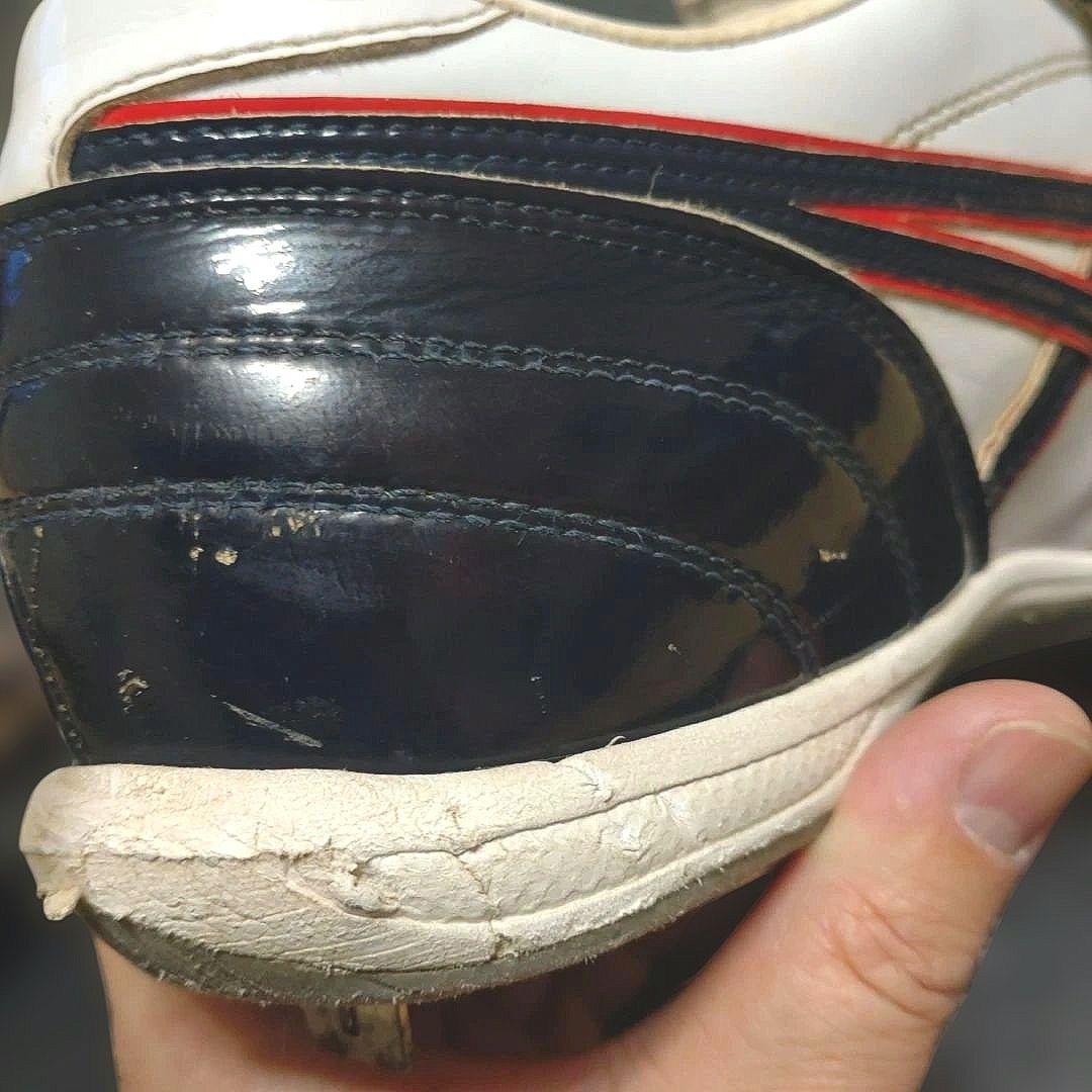 asicsオーダースパイク　野球スパイクシューズ ホワイト/ネイビー