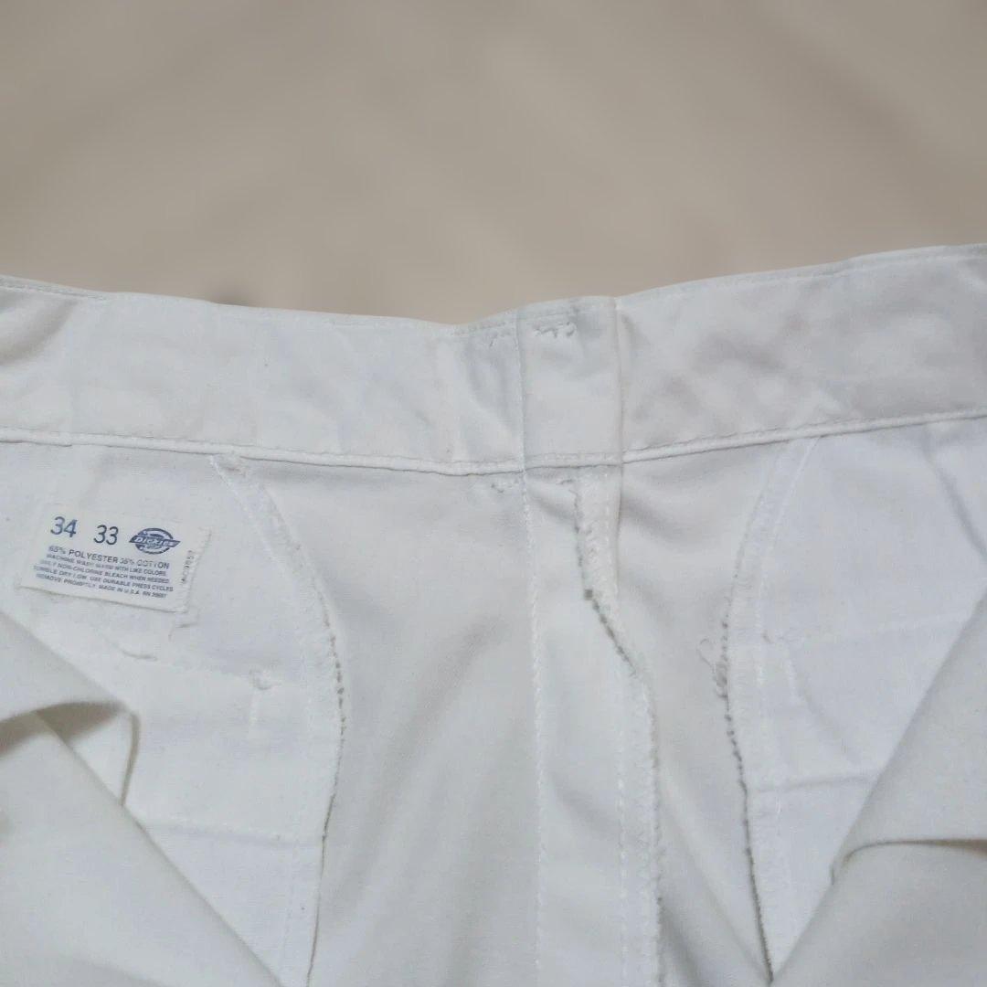 ディッキーズ　874 ワークパンツ　USA製 ホワイト　34×33