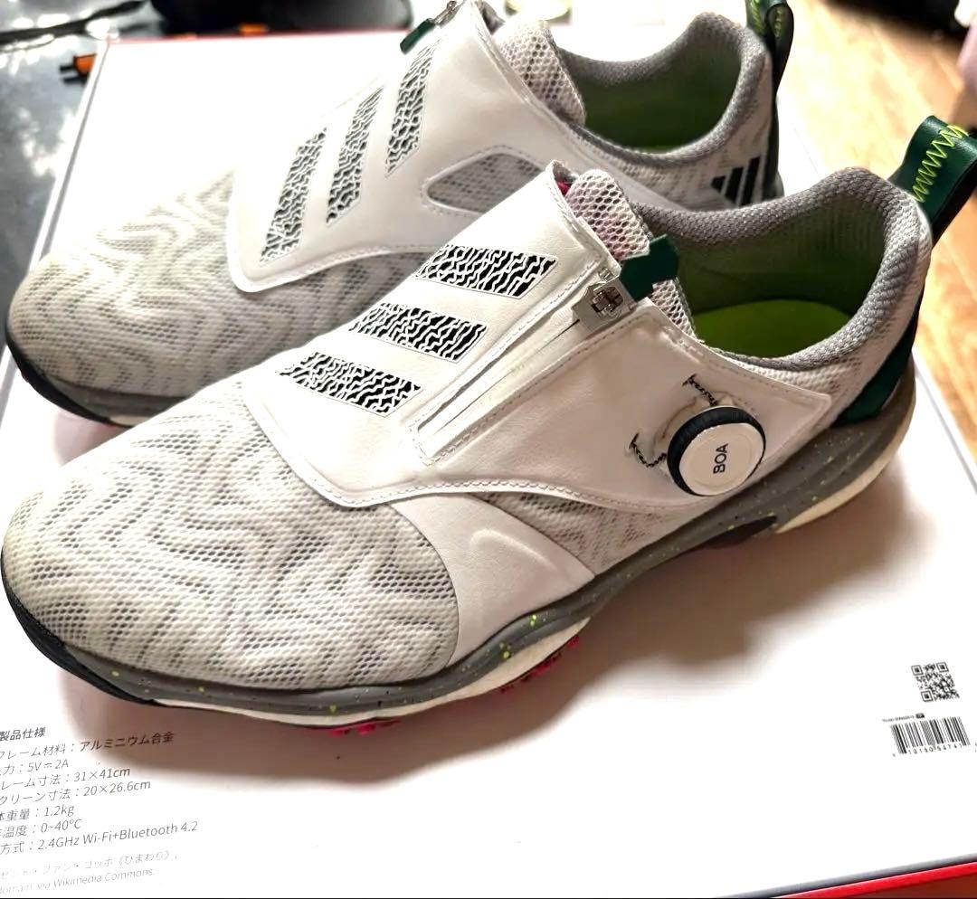 【美品】アディダス ゴルフシューズ コードカオス 25 ボア 27.5