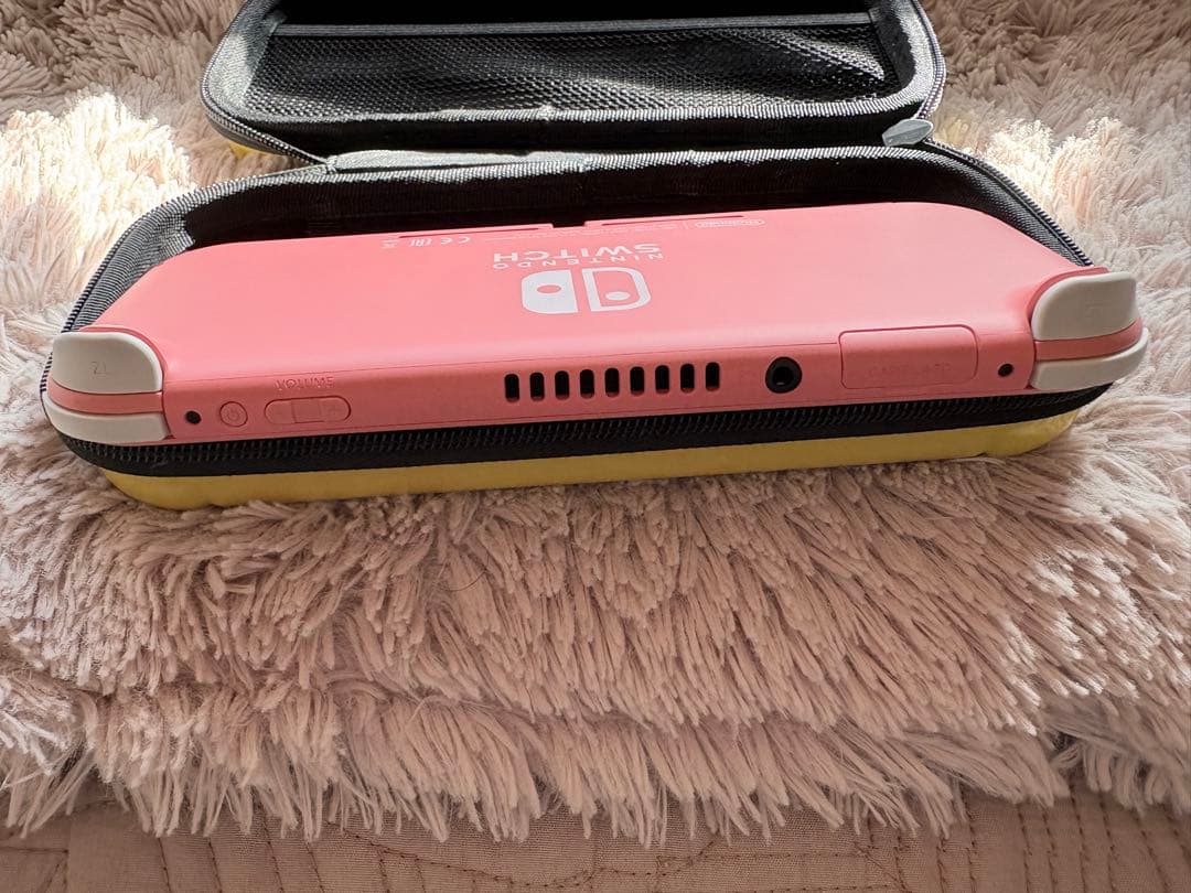 Nintendo Switch Lite ピンク本体 充電ケーブルとケース付き