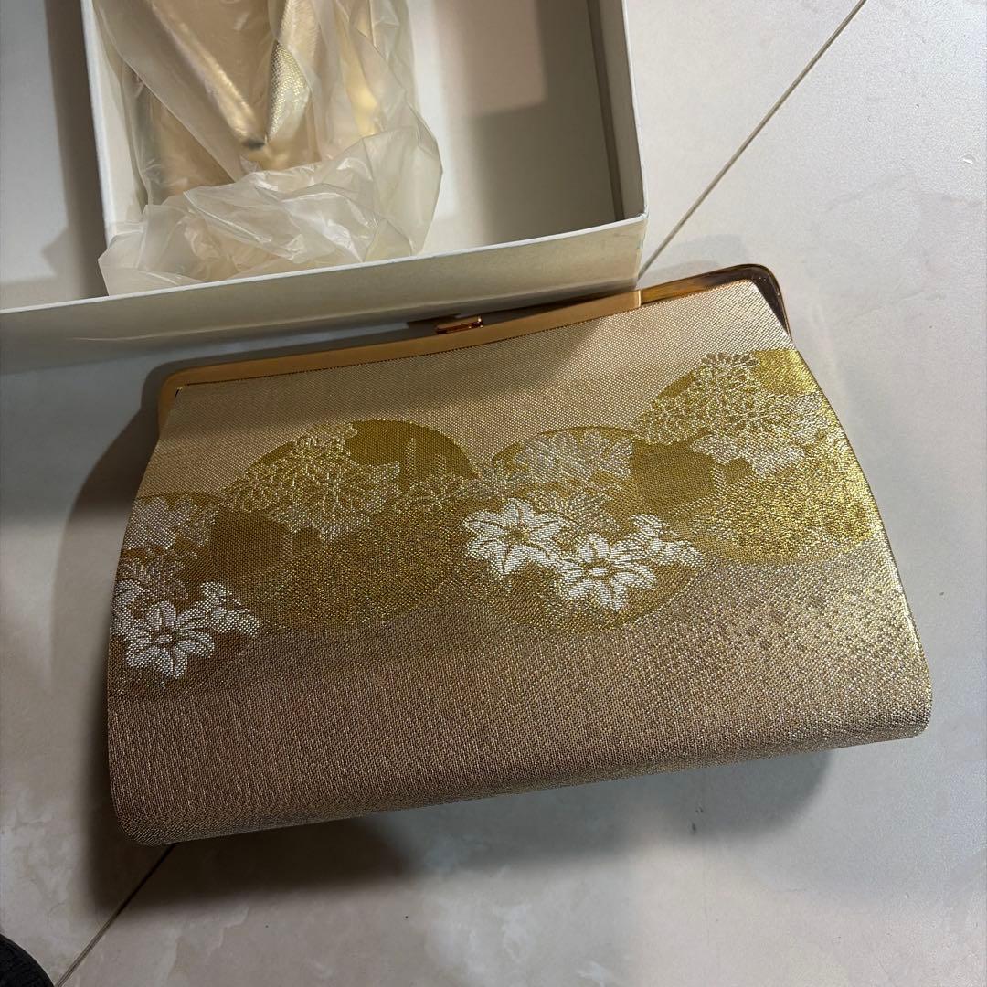 成人式セット　着物付属品セット　和風バッグ　草履　扇子