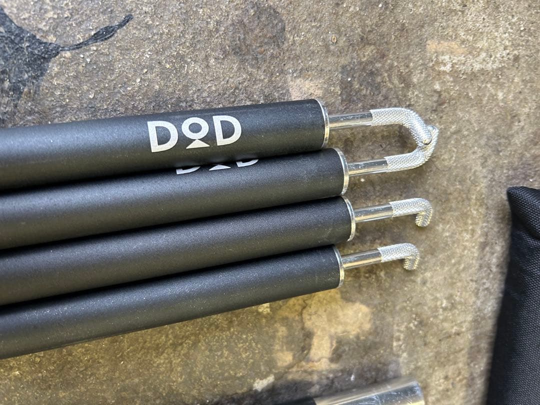 DOD コンパクト タープポール 2セット分