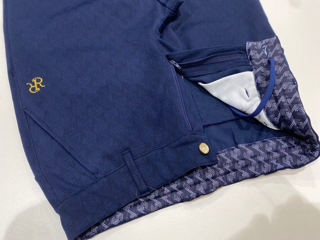 【新品】レザレクション　レディース　ロングパンツ　ネイビー　Sサイズ