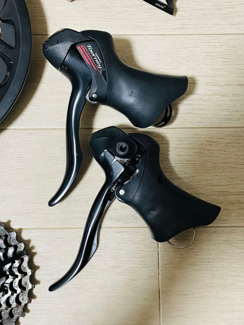 SHIMANO Tourney 含む ロードバイク パーツセット