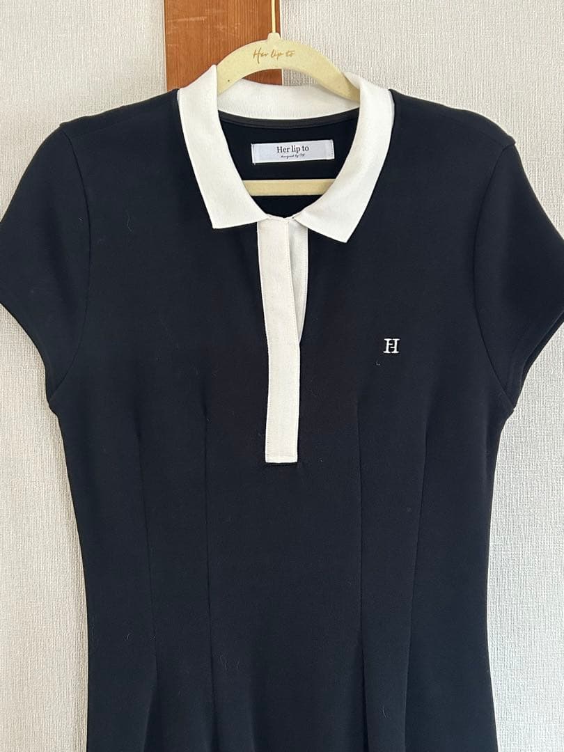 ワンピース Herlipto Short Sleeve Polo Dress