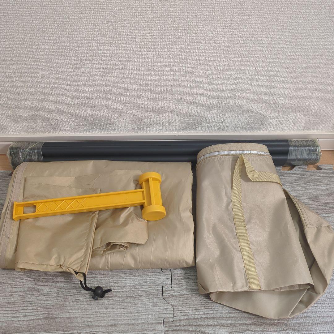 ✨3m×3.3m✨ヘキサタープ タープテント 大型防水 キャンプ 2〜3人用