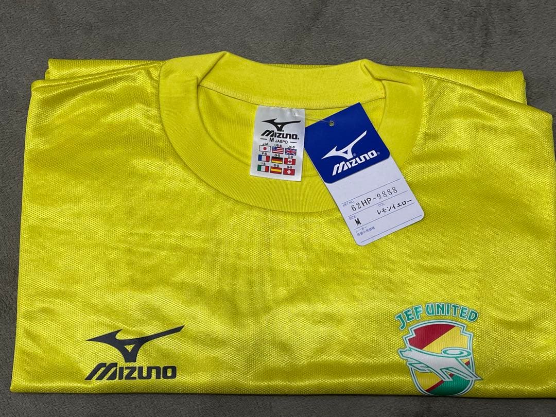 【新品未使用】Mizuno JEF UNITED イエロー Tシャツ Mサイズ
