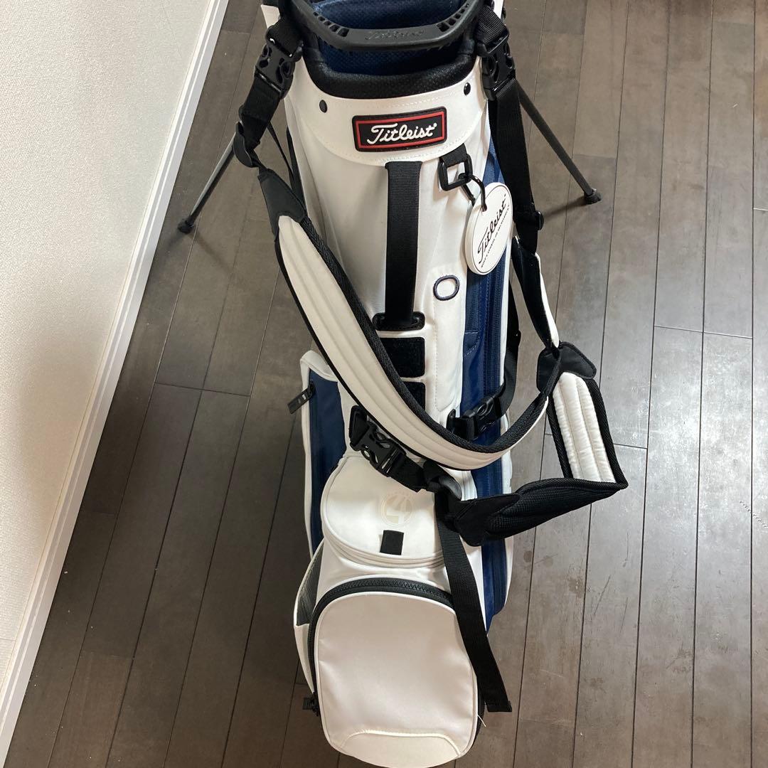 Titleist キャディバッグ ホワイト/ネイビー