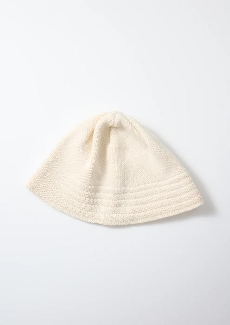 ROTOTO オーガニックコットン セーラーハット　ECRU NAVY