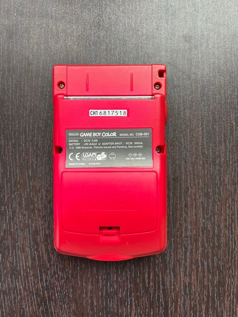 ゲームボーイカラー GAMEBOY COLOR レッド IPS液晶搭載