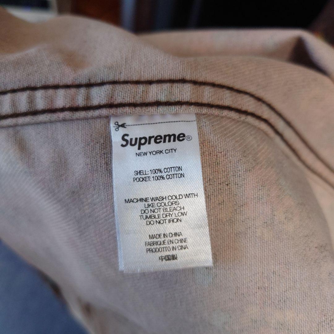 美品 Supreme 22SS Denim Chore Coat Flowers