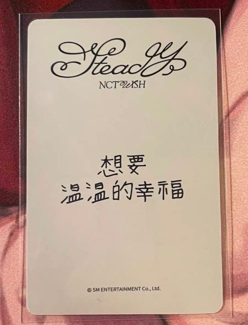 nct wish シオン steady 中華 一直娱 yizhiyu 予約特典