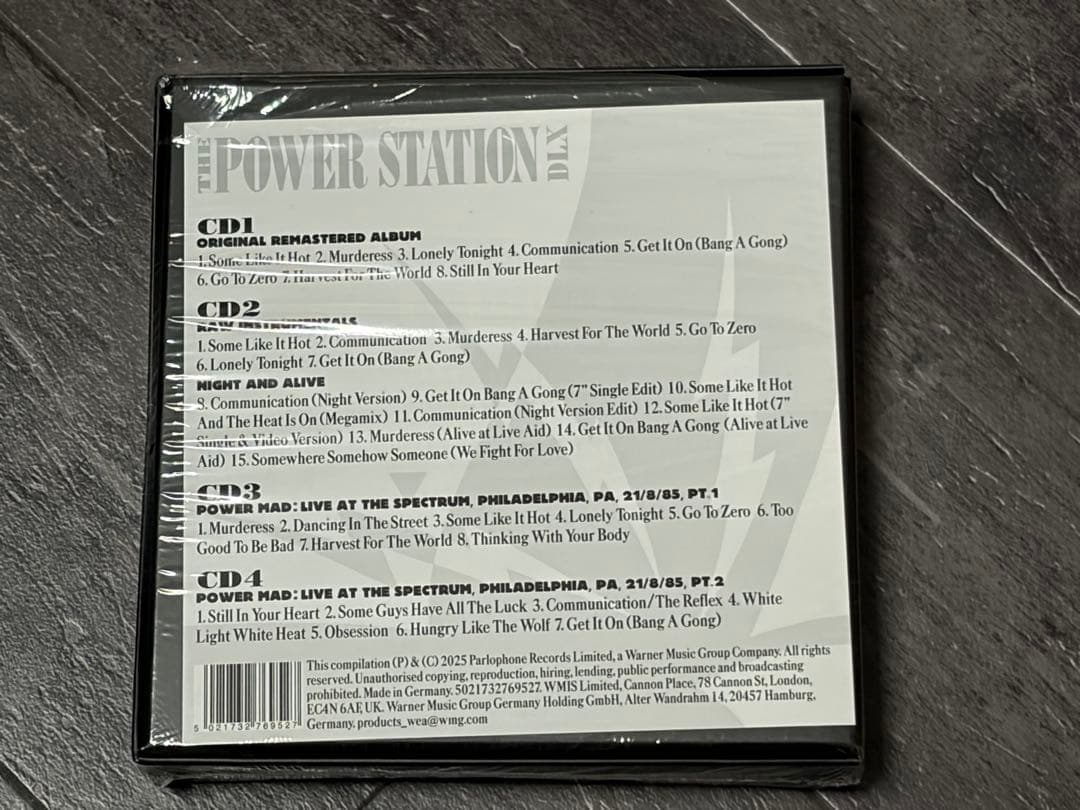 完全生産限定盤ザパワーステーション40thアニヴァーサリーエディション4CD